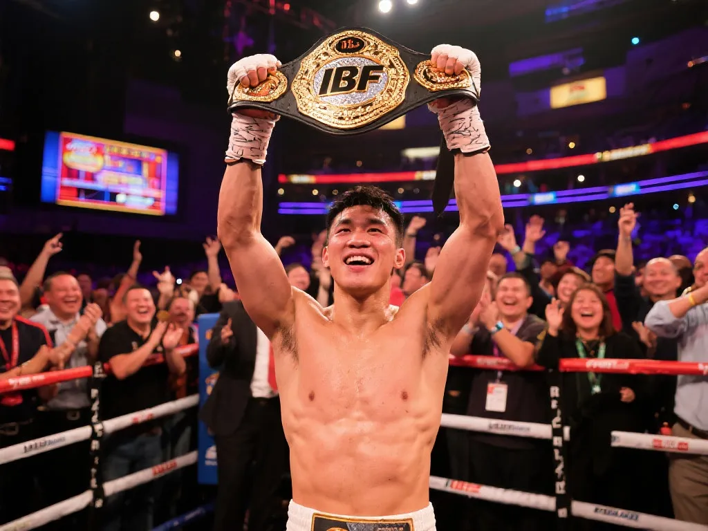 金腰带闪耀之夜：IBF冠军争霸赛，中国拳手再续传奇
